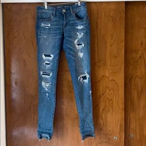 American Eagle super low jegging